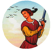 Sota de Espadas - Significado en el Tarot